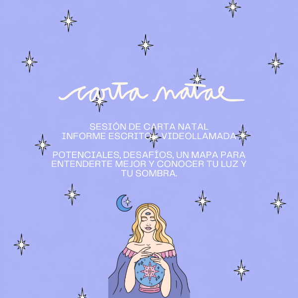 Producto - Carta Natal (informe escrito y videollamada)