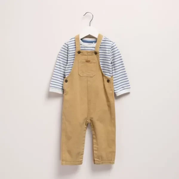 Producto - Set jardinero y remera Yamp beige - 1