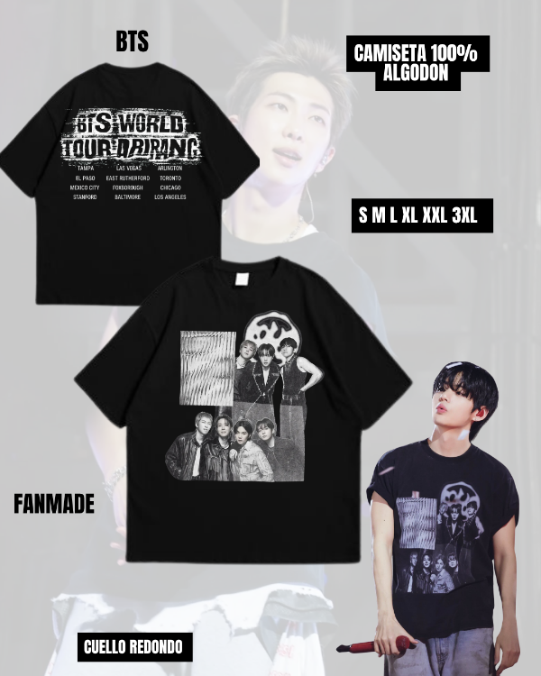 Producto - Remera Bts World Tour ARIRANG