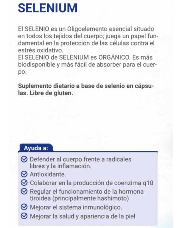 Producto - Selenio - 1