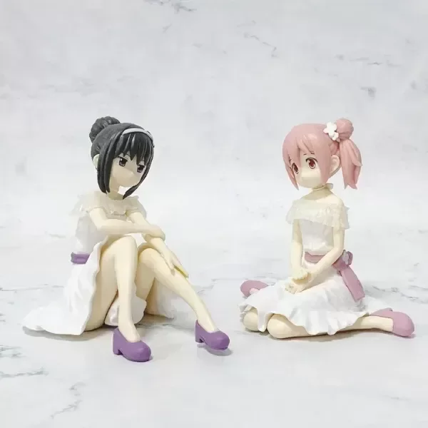 Producto - Figura Madoka y Homura Sentada - Madoka Magica - 10cm (ingrese para elegir)