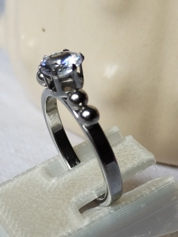 Producto - Anillo cintillo cubic bolitas