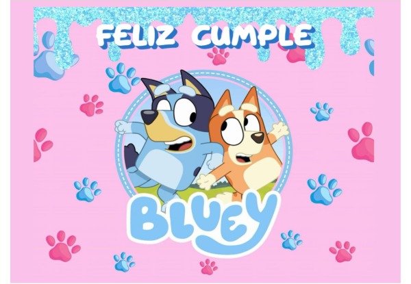 Producto - LAMINA BLUEY 3 RECTANGULAR