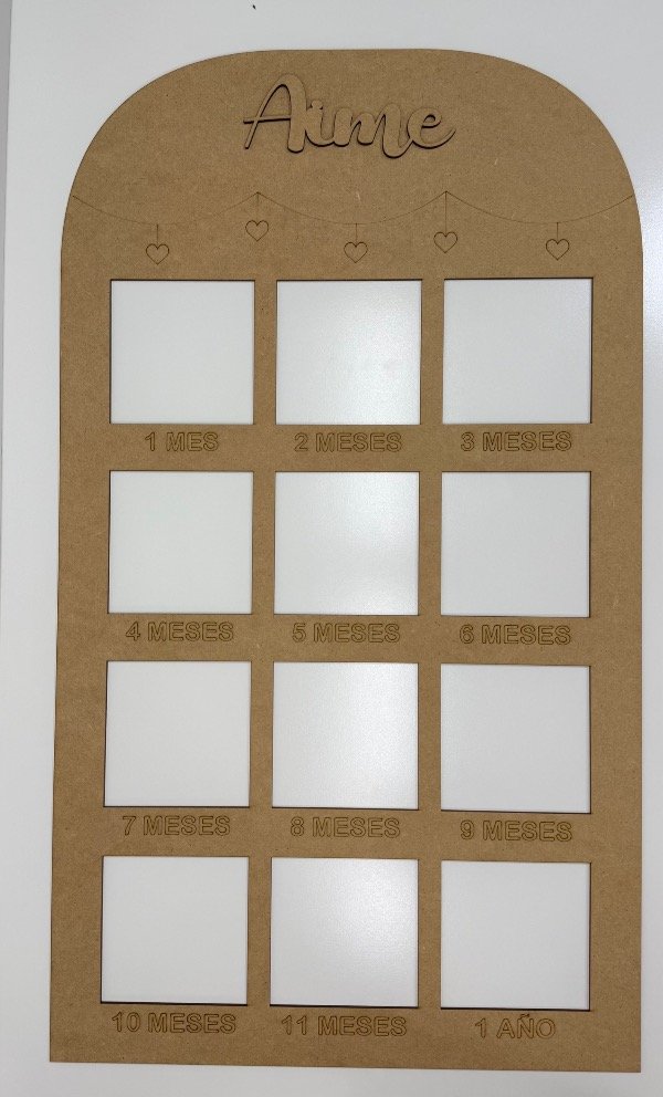 Producto - Cuadro 1año - Guirnalda