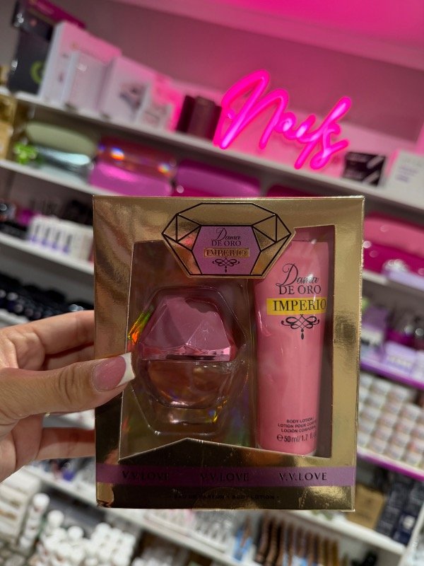 Producto - Perfume + crema pink