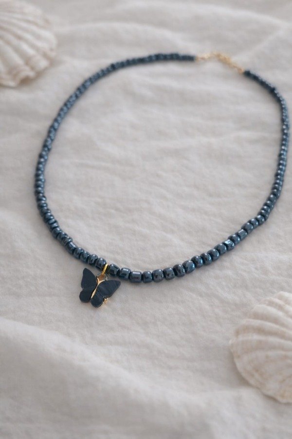 Producto - Collar Sweet Buterfly - Negro