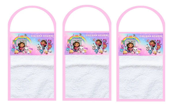 Producto - 3 Toallas para Colgar Set de Jardín Personalizadas