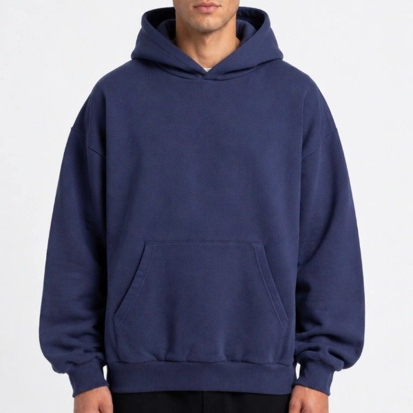 Producto - HOODIE BOXY - AZUL