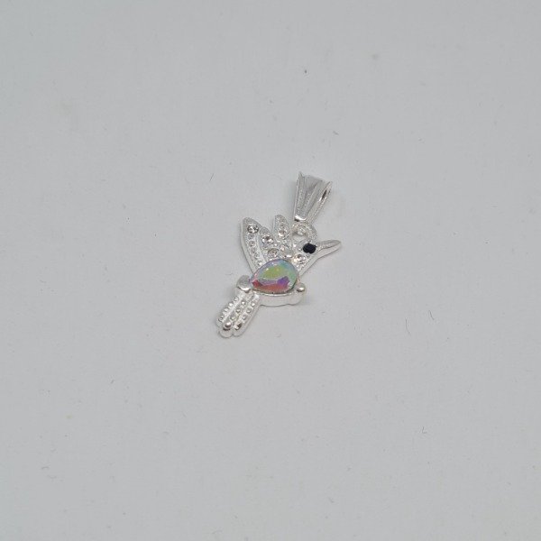 Producto - Dije colibri cubic tornazolado