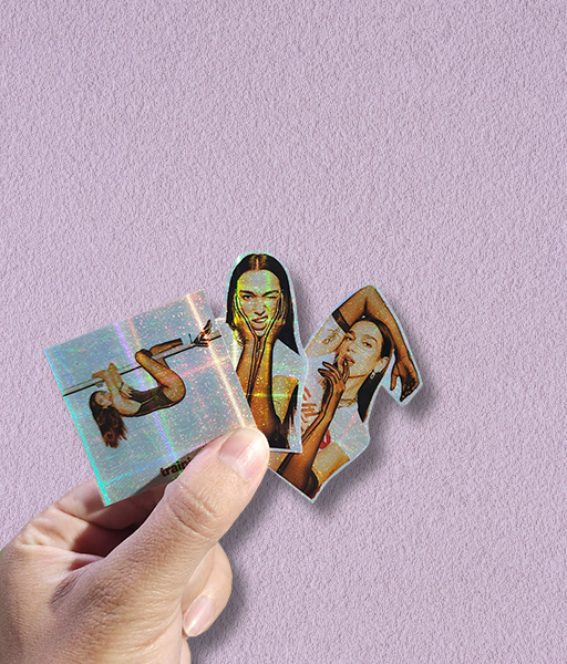 Producto - STICKERS HOLOGRÁFICOS - DUA LIPA - TRAINING SEASON