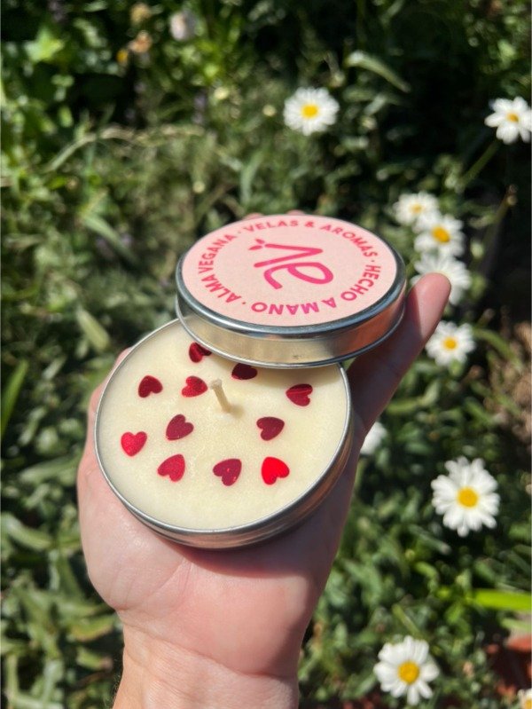 Producto - Velas de cera de soja edición amor