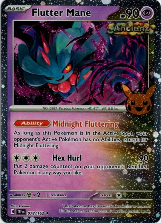 Producto - Flutter Mane - 078/162 - Temporal Forces - Holo Trick or Trade 2024