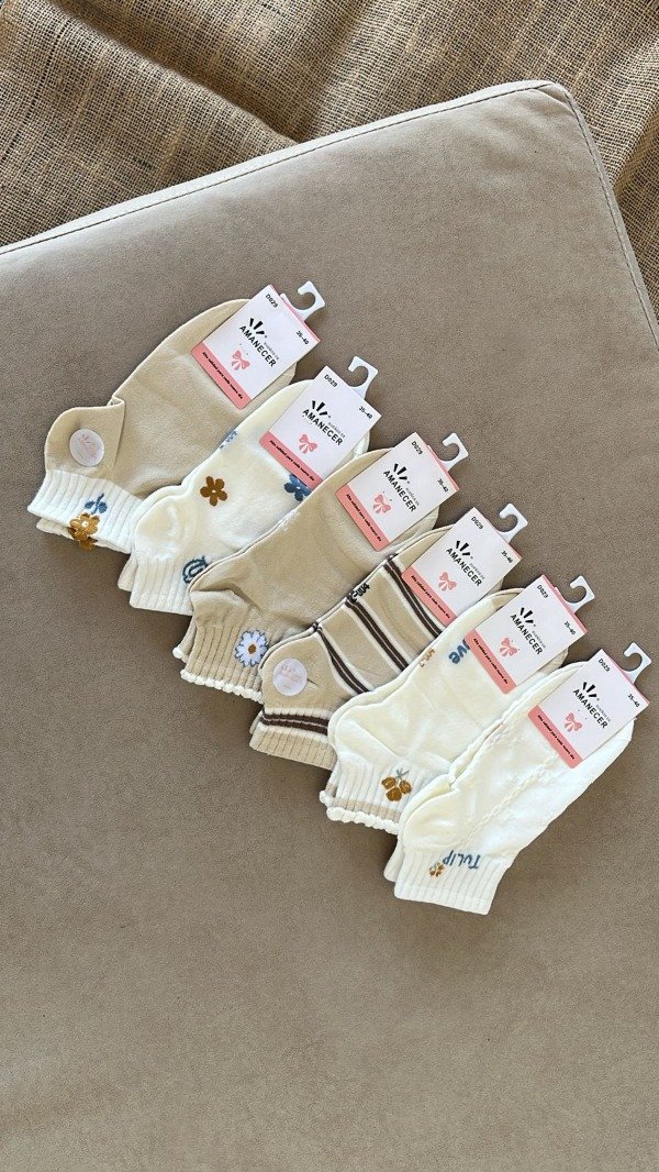 Producto - 3 pares de soquetes Amanecer