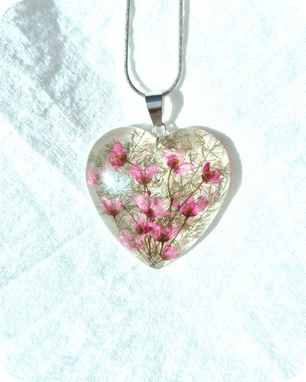 Producto - Dije bosque Flor de Opar - incluye cadena