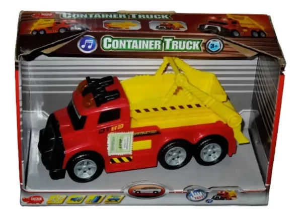 Producto - Dickie Toys Camion Volquete Con Luz Y Sonido Largo 16 Cm