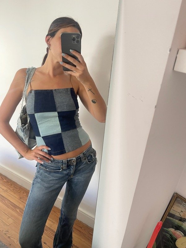Producto - Top denim upcyle