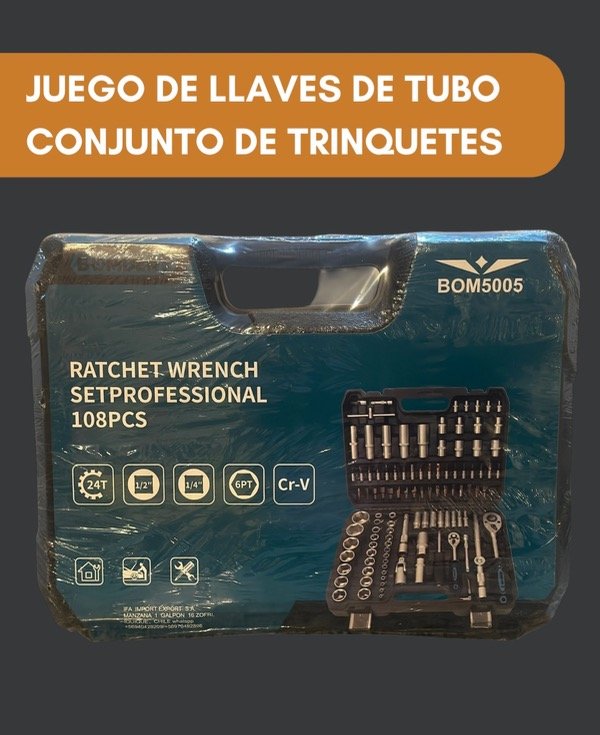 Producto - Juego de llaves de tubo conjunto de trinquetes