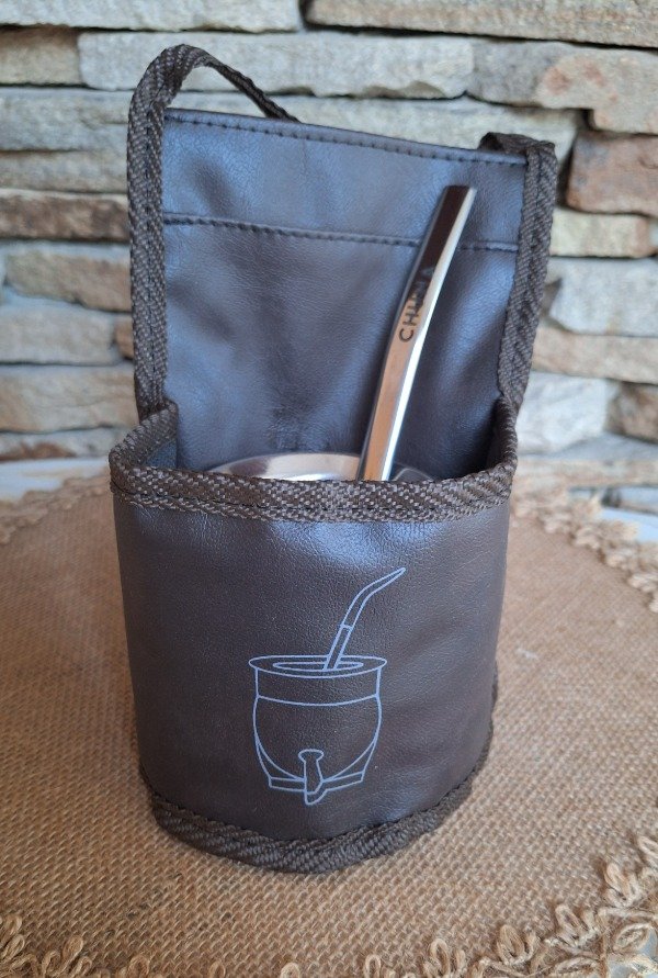 Producto - Porta mate ecocuero