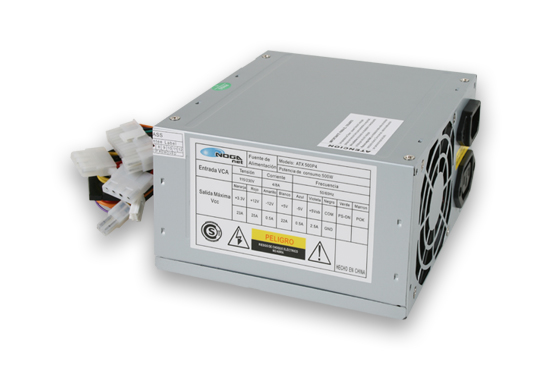 Producto - Fuente ATX 550W -20+4 Pines -Noganet (ATX 550 P4) S/Cable Power