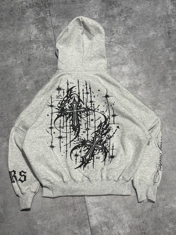 Producto - CAMPERA BOXY IRVING CLOTHES GRIS MELANGE