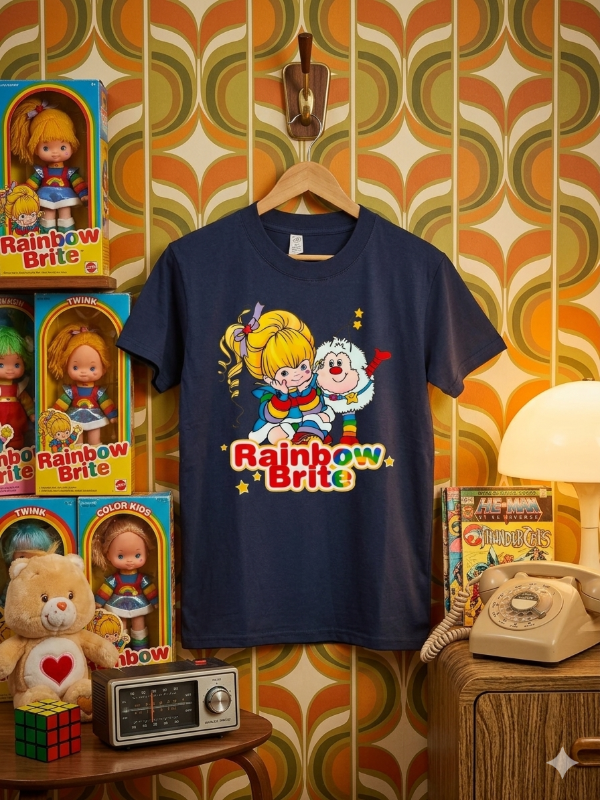 Producto - Remera Algodon Rainbow y Twinkle Azul