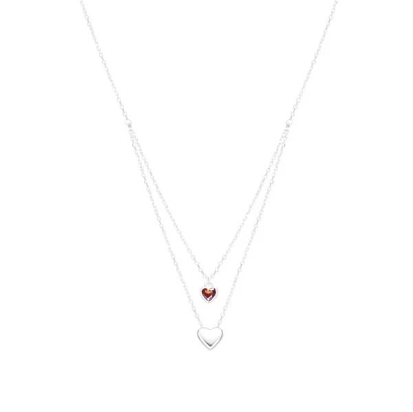 Producto - Cadena Doble Corazón Fleetwood Rojo - 1