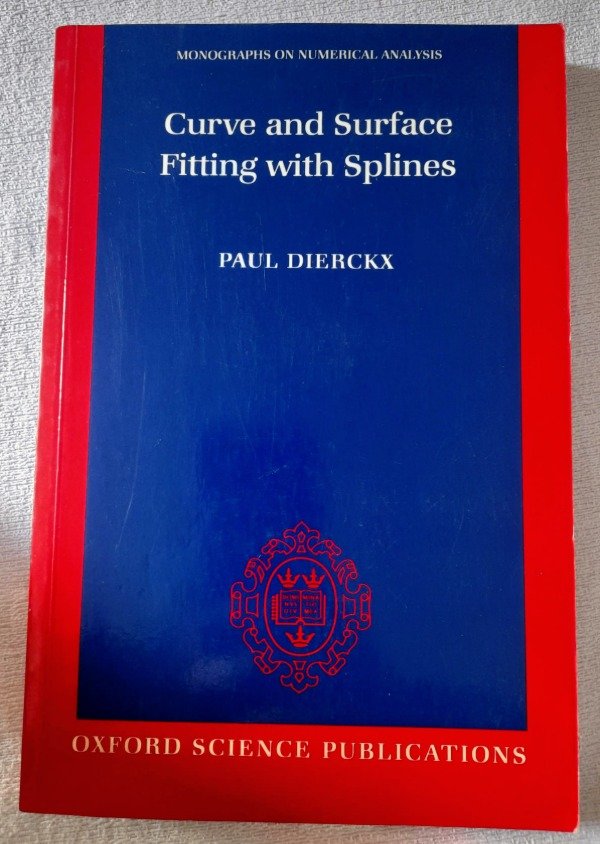Producto - Curve And Surface Fitting With Splines - Paul Dierckx Oxford
