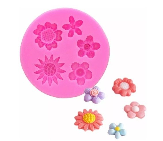 Producto - MOLDE 5 FLORCITAS CHICAS - CHINO 7B5-