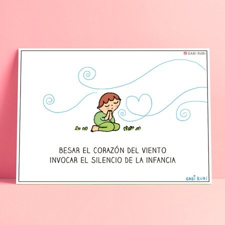 Producto - STICKER 56 : BESAR EL CORAZÓN DEL TIEMPO
