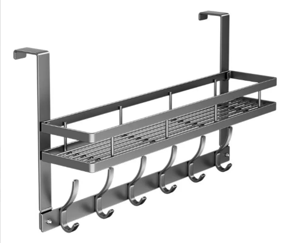 Producto - Perchero Colgante De Metal Estante Organizador Con Ganchos