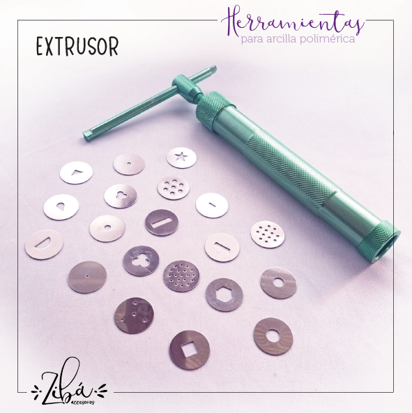Producto - Extrusor / eyector de arcilla con 20 boquillas intercambiables