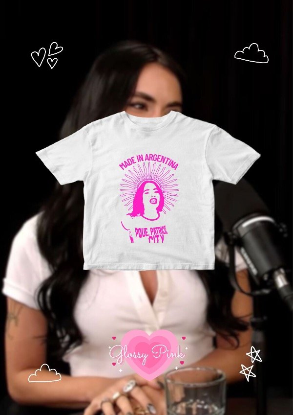 Baby tee Lali made in Argentina