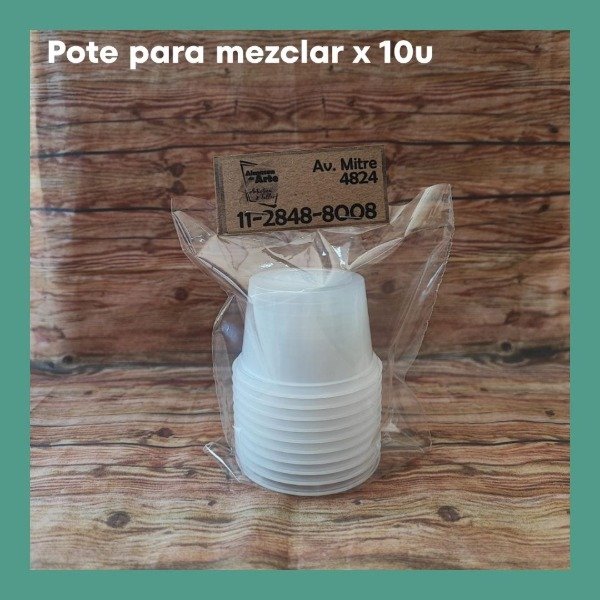 Producto - Pote para mezclar x 10