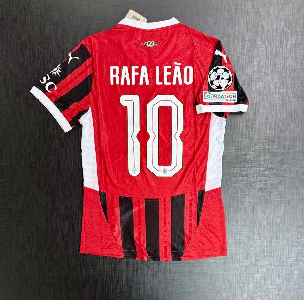 Producto - Camiseta Milan Titular 2025 ULTRAWAVE MATCH Rafa Leao IMPORTADA