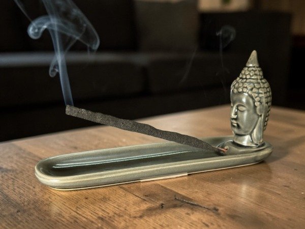 Producto - PORTA SAHUMERIO BUDA CERAMICO