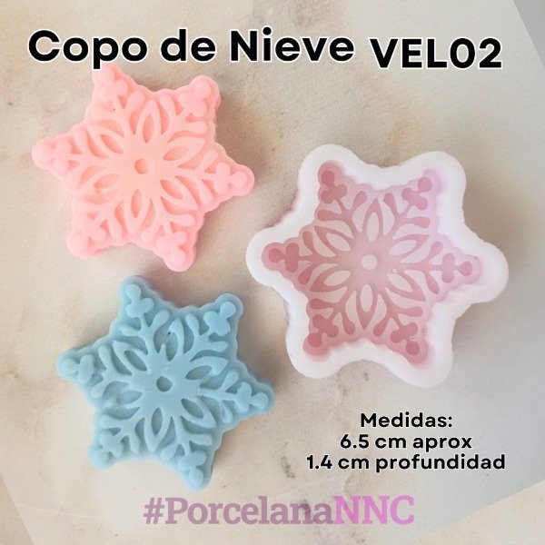 Producto - Copo de Nieve VEL02