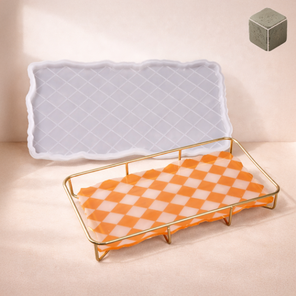 Producto - Bandeja rectangular a Cuadros