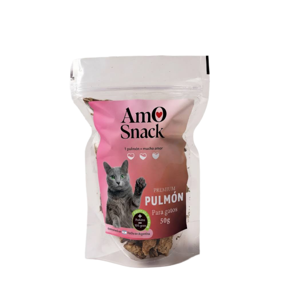 Producto - Snack Pulmon para gatos x 50 gr.