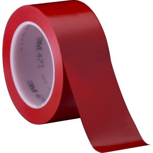Producto - CINTA DEMARCATORIA 3M MODELO 471 DE 50MMX30M ROJO