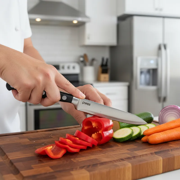 Producto - Cuchillo Pyrex Centurion Utility 12 Cm Acero Inox Rebanador