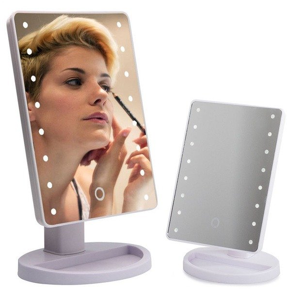 Producto - ESPEJO ILUMINADO ROTATIVO 16 LEDS / LED MIRROR