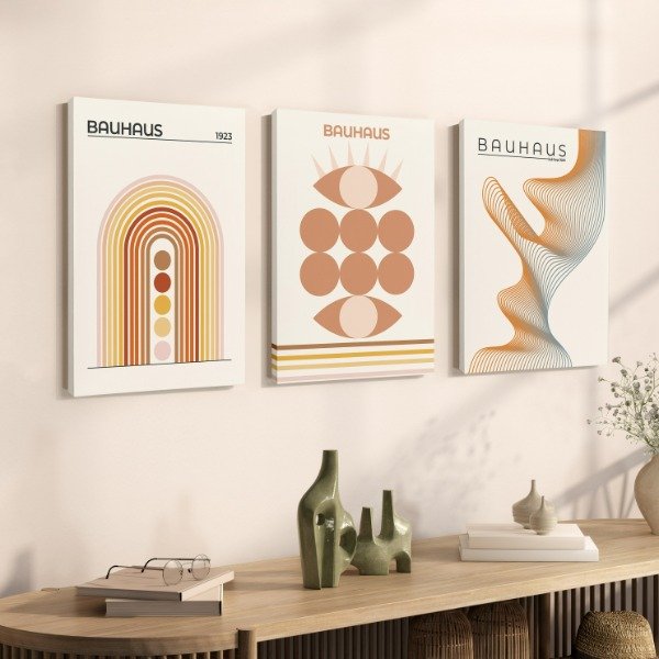 Producto - Set x3 Cuadros - Bauhaus 13