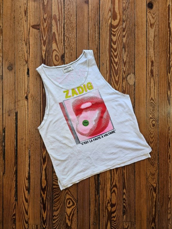 Producto - Musculosa Zadig and Voltaire Blanca t.XS