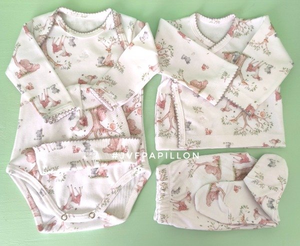 Producto - Ajuar estampado bosque