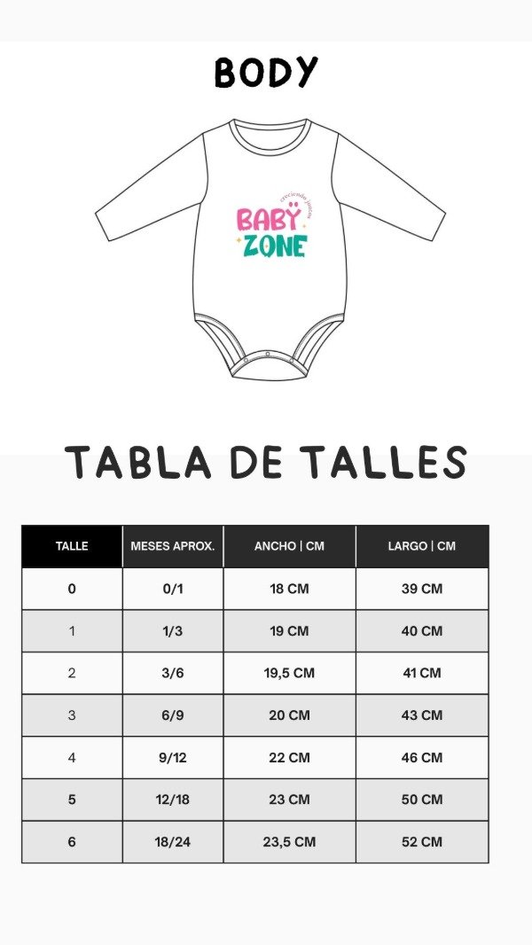 Producto - Body estampado 0/9M pack x6 unid - 3