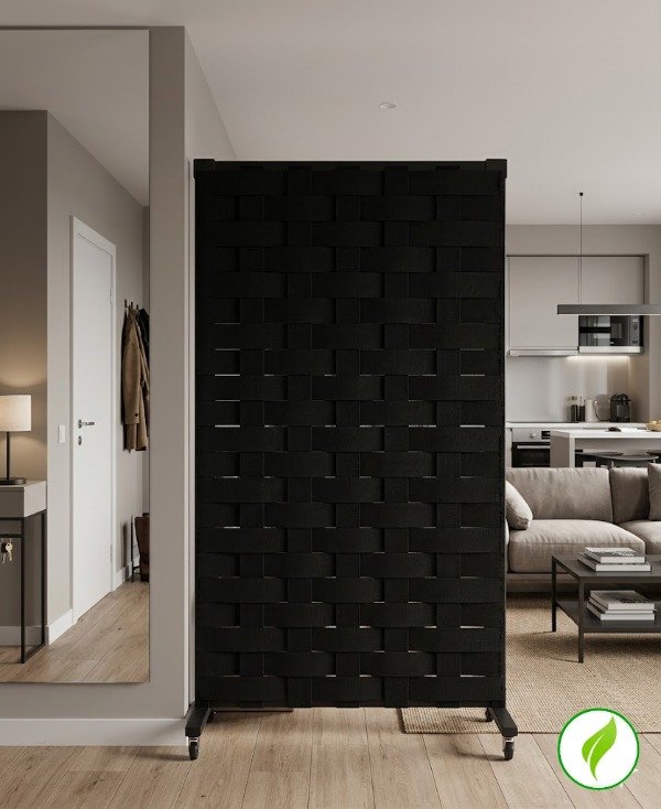 Producto - Biombo divisor de ambientes simil rattan móvil