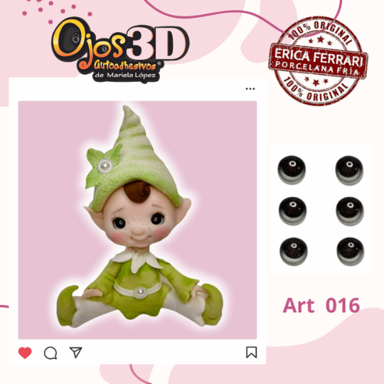Producto - Ojito 3D art 016 Erica Ferrari