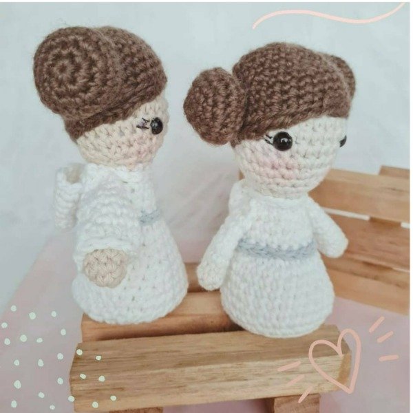 Producto - Patrón Princess Leia. Star Wars - 1