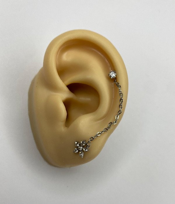 Producto - Bidu flor y strass engarzado