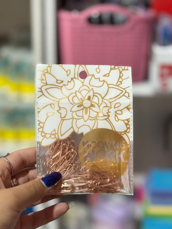 Producto - Clips mooving golden rose x60u